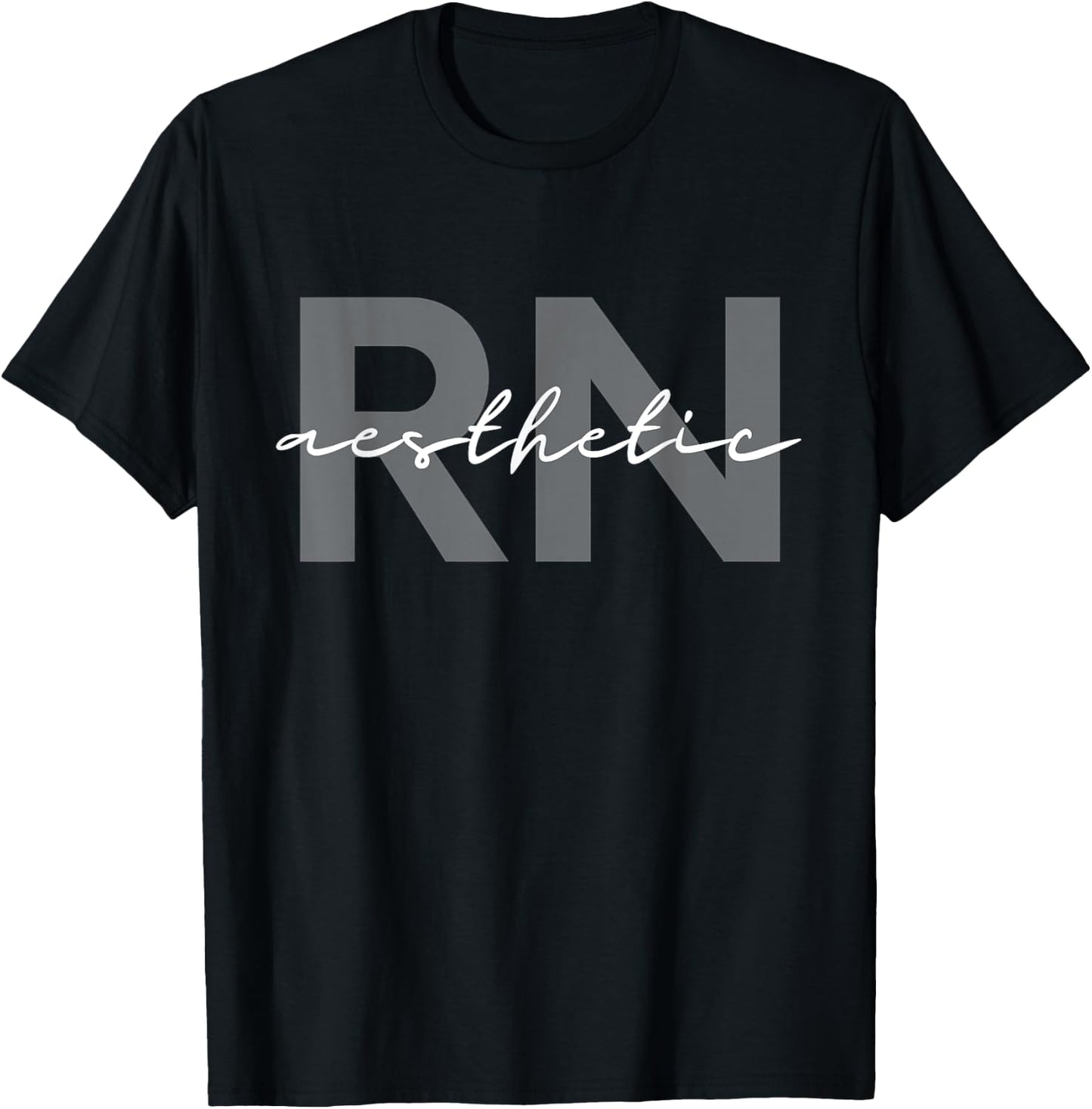 Aesthetic Nurse Cosmetic RN Registered Nurse Syringe T-Shirt - T-Shirt | Black