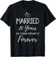 Married 20 Years Ago - 20th Wedding Anniversary For Couple T-Shirt - T-Shirt | Black