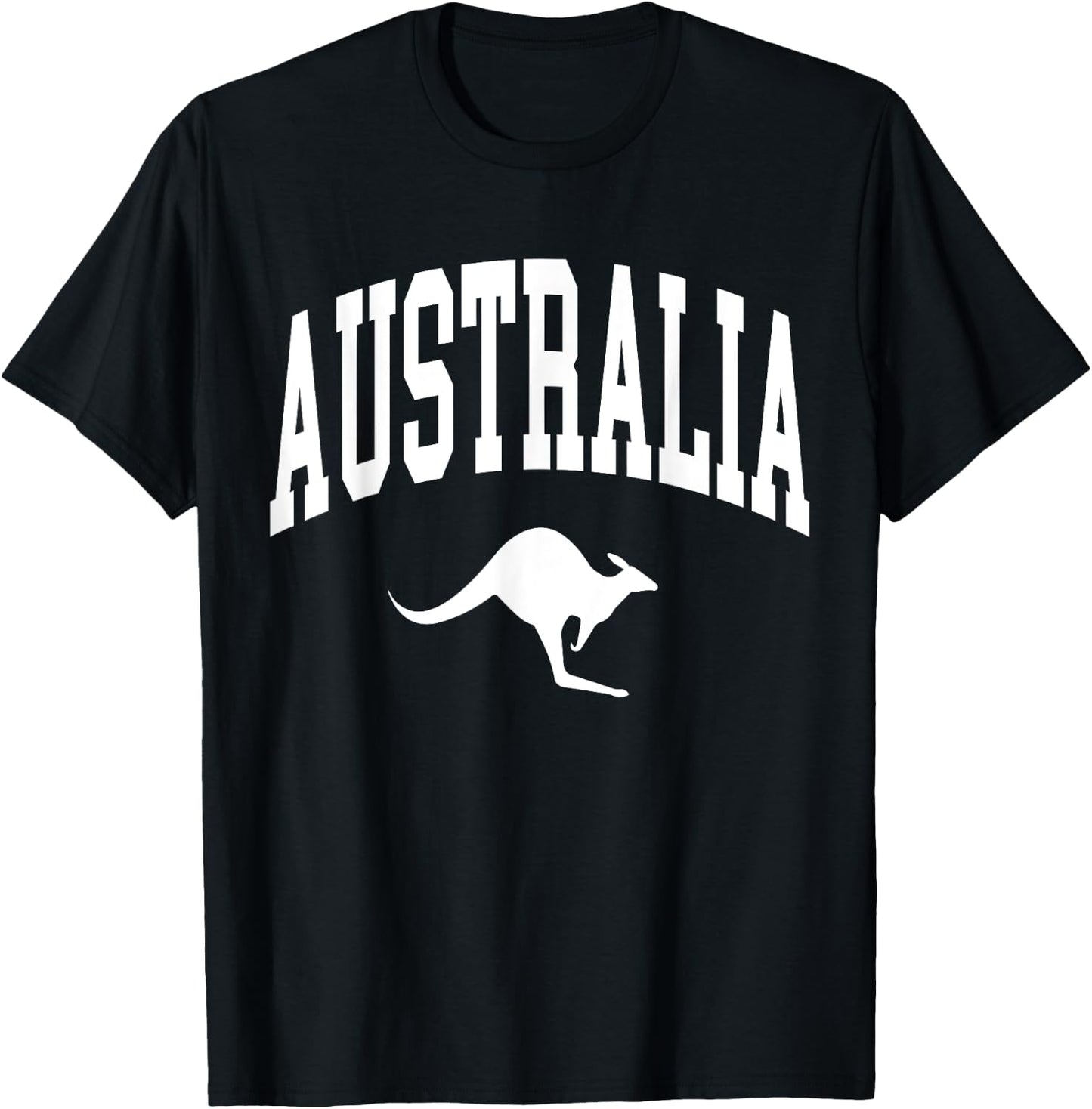 Australia Kangaroo Aussi Outback Down Under Australian T-Shirt - T-Shirt | Black