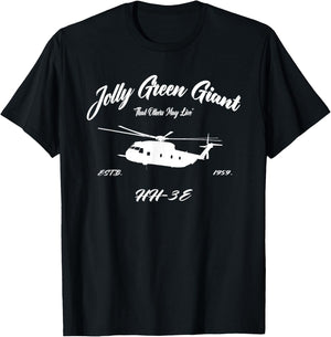 HH-3E Jolly Green Giant Helicopter "So Others May Live" T-Shirt - T-Shirt | Black