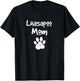 Lhasapoo Mom Lhasa Apso Poodle Mix Breed Dog T-Shirt - T-Shirt | Black