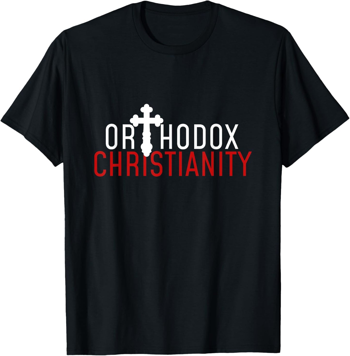 Christian Faith Church Pantocrator Orthodox Christianity Jesus Christ Adults Christmas Shoppers T-Shirt - T-Shirt | Black