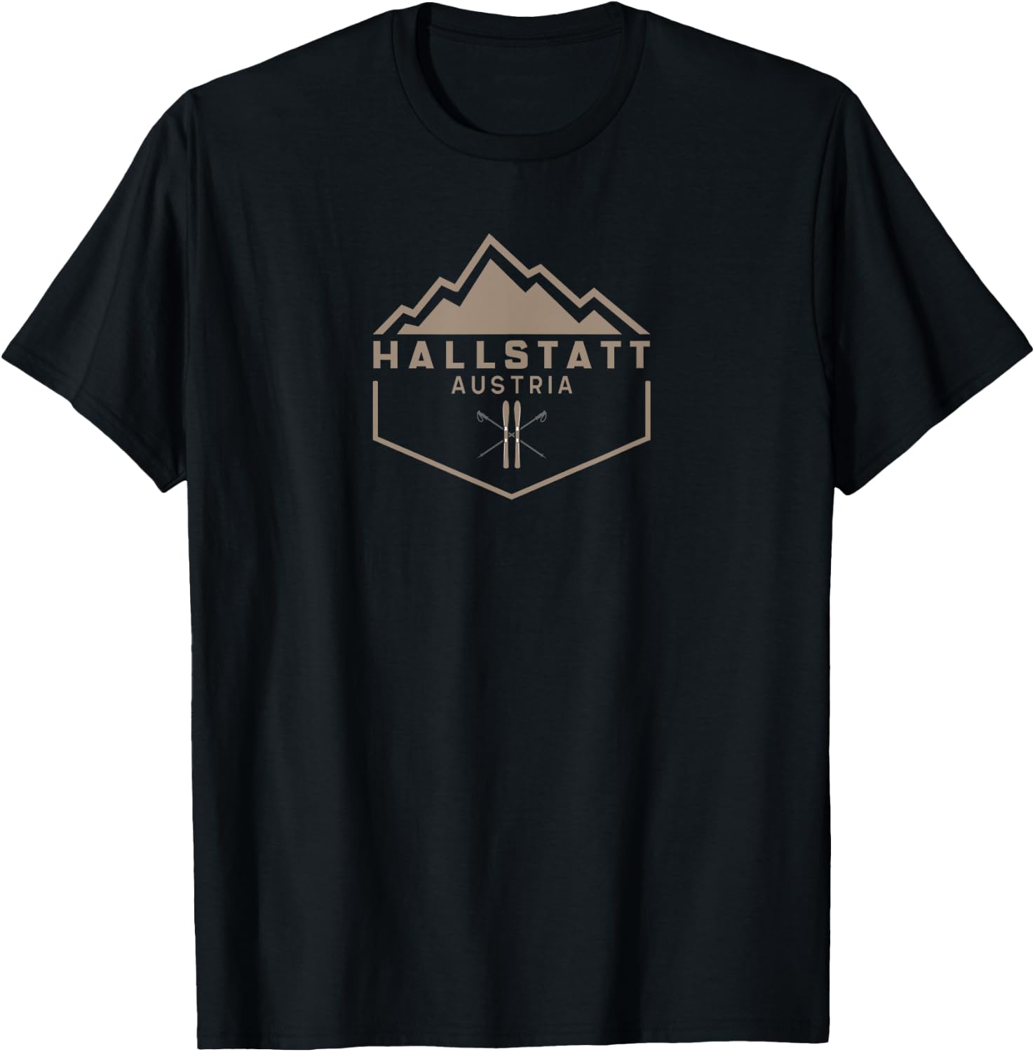 Hallstatt Austria T-Shirt - T-Shirt | Black