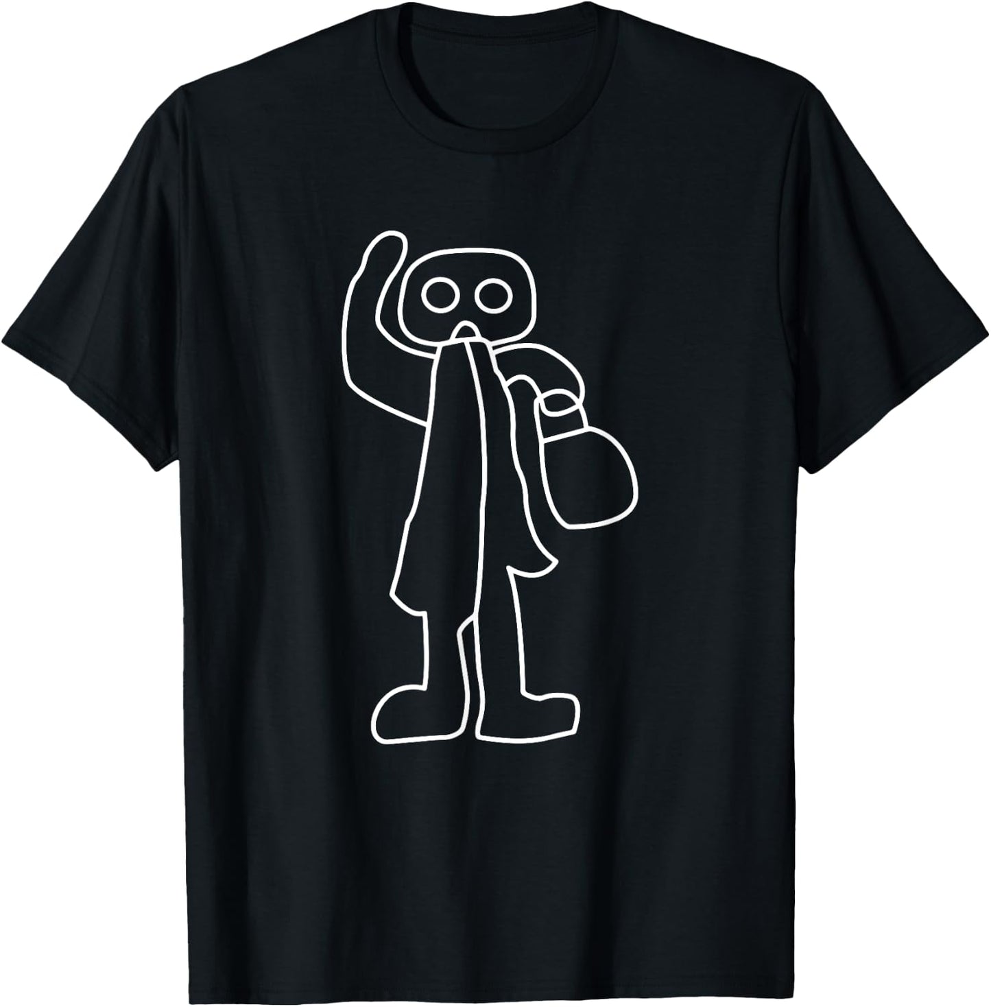 Nazca Lines - Retro Peruvian Geoglyphs - Humanoid T-Shirt - T-Shirt | Black