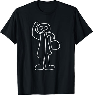 Nazca Lines - Retro Peruvian Geoglyphs - Humanoid T-Shirt - T-Shirt | Black