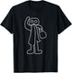 Nazca Lines - Retro Peruvian Geoglyphs - Humanoid T-Shirt - T-Shirt | Black