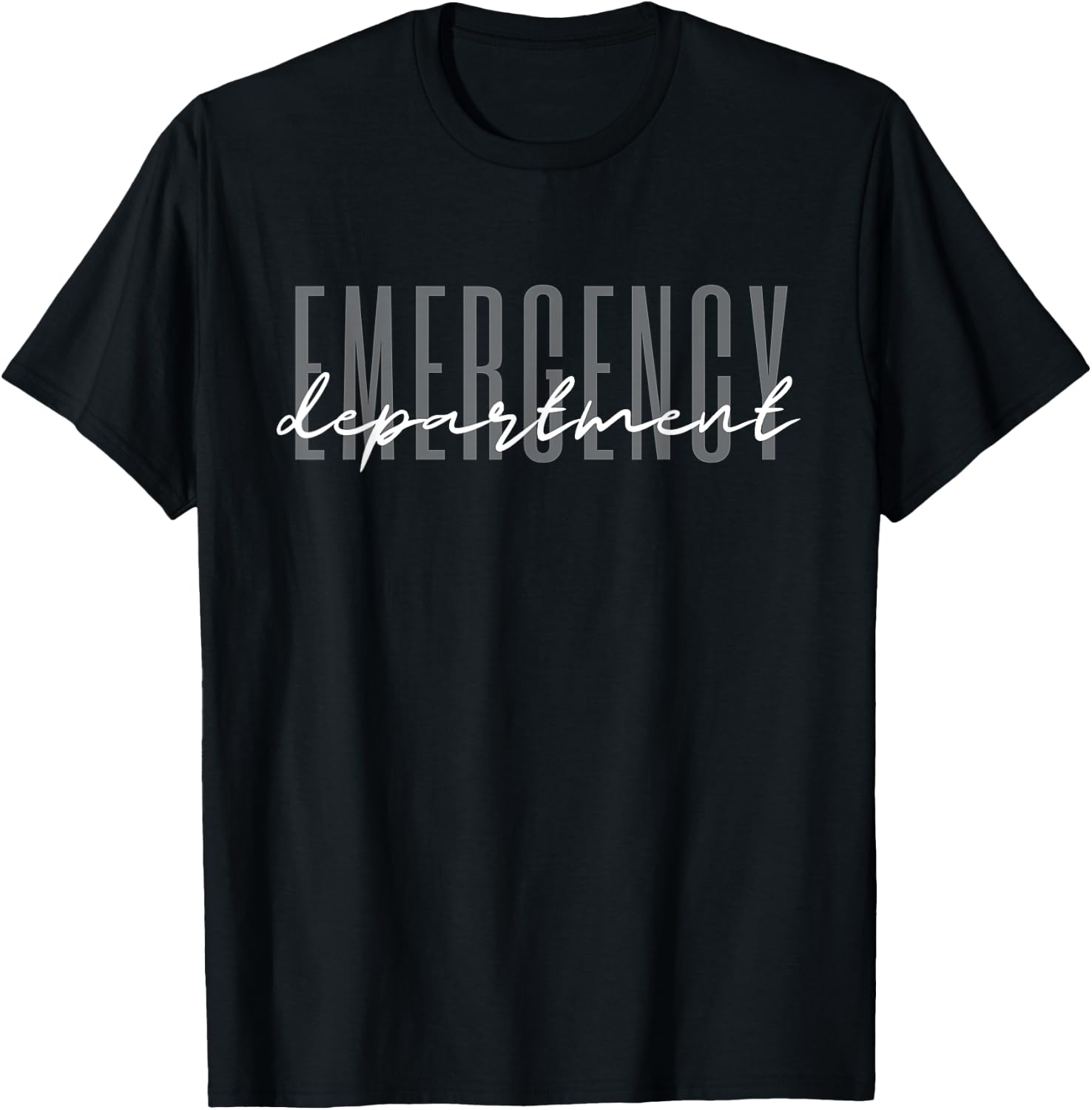 Emergency Department Emergency Room Healthcare Nursing T-Shirt - T-Shirt | Black