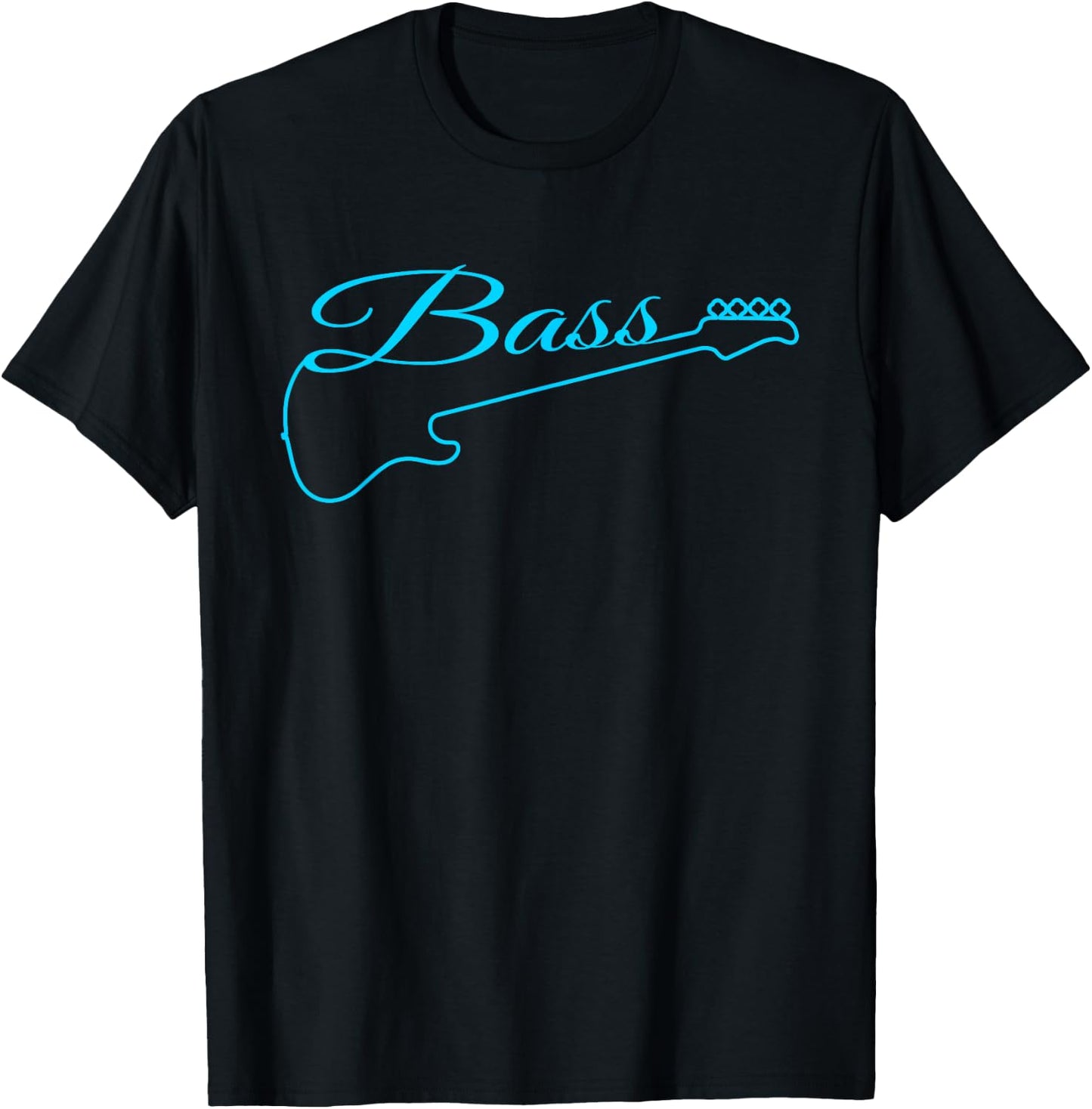 This musical Bass design is intended for guitarists T-Shirt - T-Shirt | Black