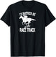 I'd Rather Be At The Racing Track Horse Girl Horse Riding T-Shirt - T-Shirt | Black