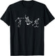 Skateboarding Skeletons Skeleton Skate Halloween Skater T-Shirt - T-Shirt | Black