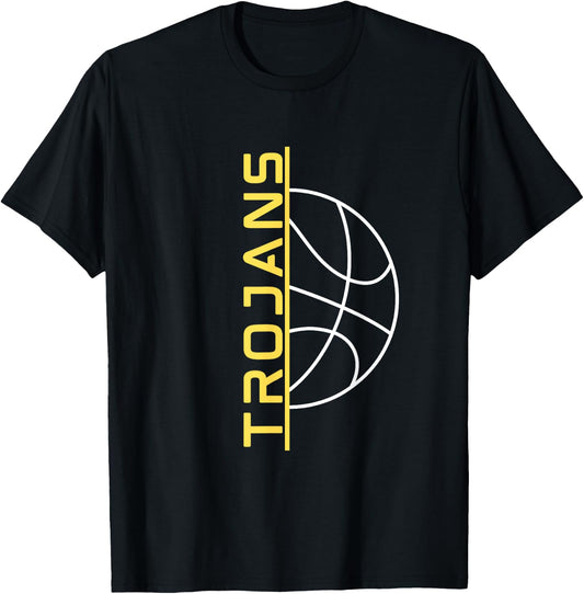 Trojans Basketball T-Shirt - T-Shirt | Black
