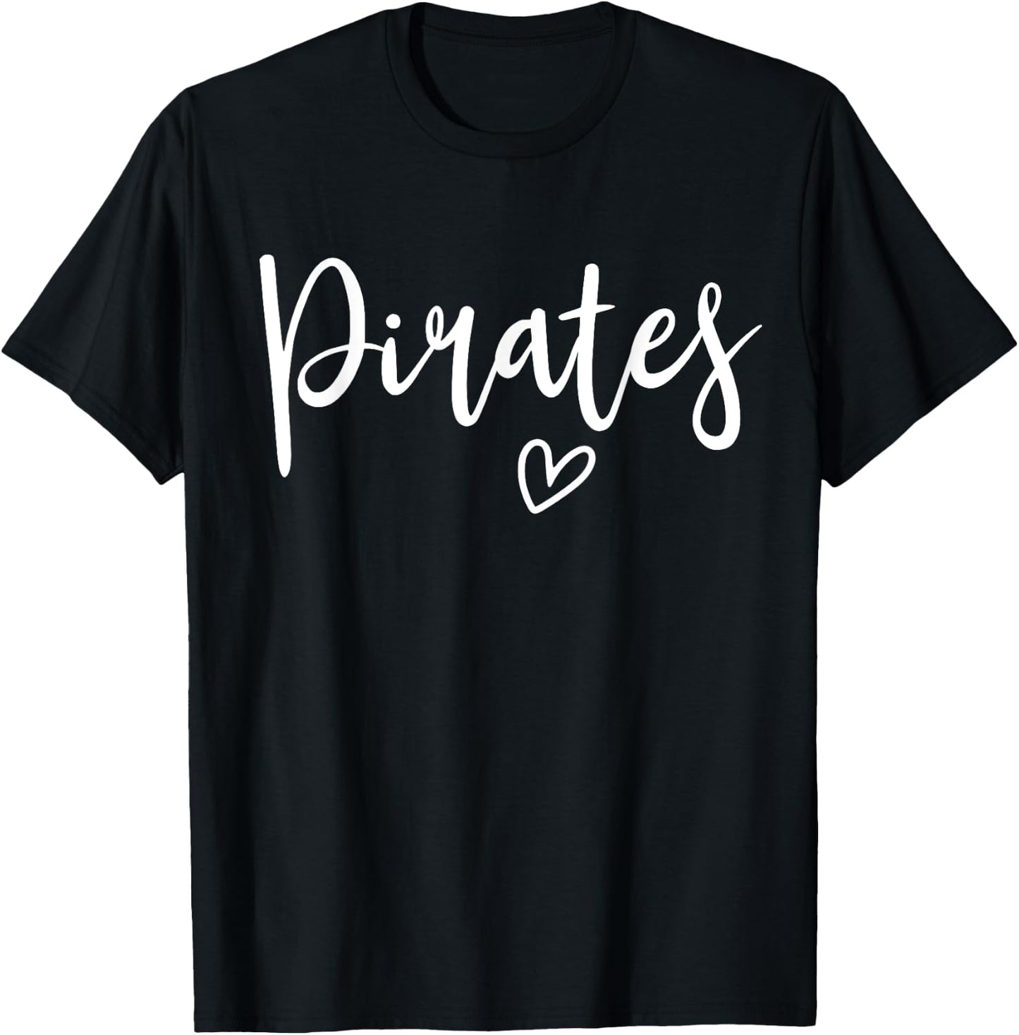 Pirates High School Pirates Sports Team Women's Pirates T-Shirt - T-Shirt | Black