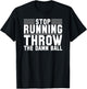 Sarcastic Throw The Damn Ball Football T-Shirt - T-Shirt | Black