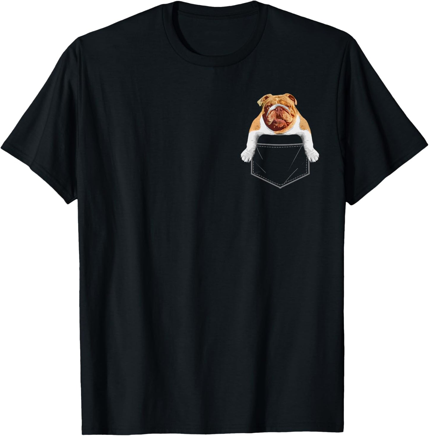 Funny English Bulldog Art Women Bulldog Owner Lover T-Shirt - T-Shirt | Black