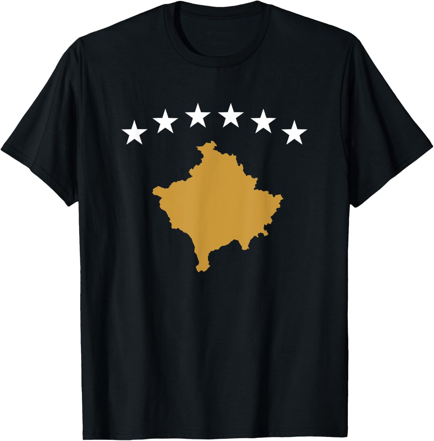 Kosovo Flag Men Women And Kids T-Shirt - T-Shirt | Black