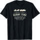 Derby Kentucky horse racing Vintage Graphic , , Black, Small, Short Sleeve, Classic Fit, Cotton Polyester Blend, Derby-themed T-Shirt - T-Shirt | Black
