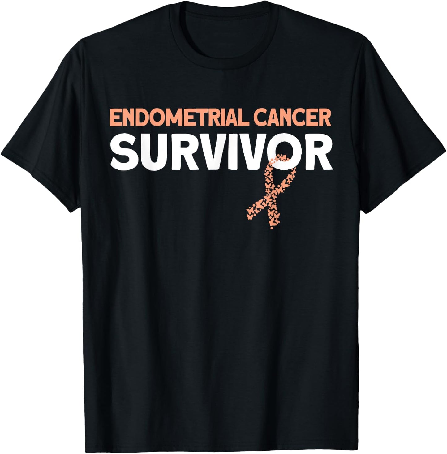 Endometrial Cancer Survivor T-Shirt - T-Shirt | Black
