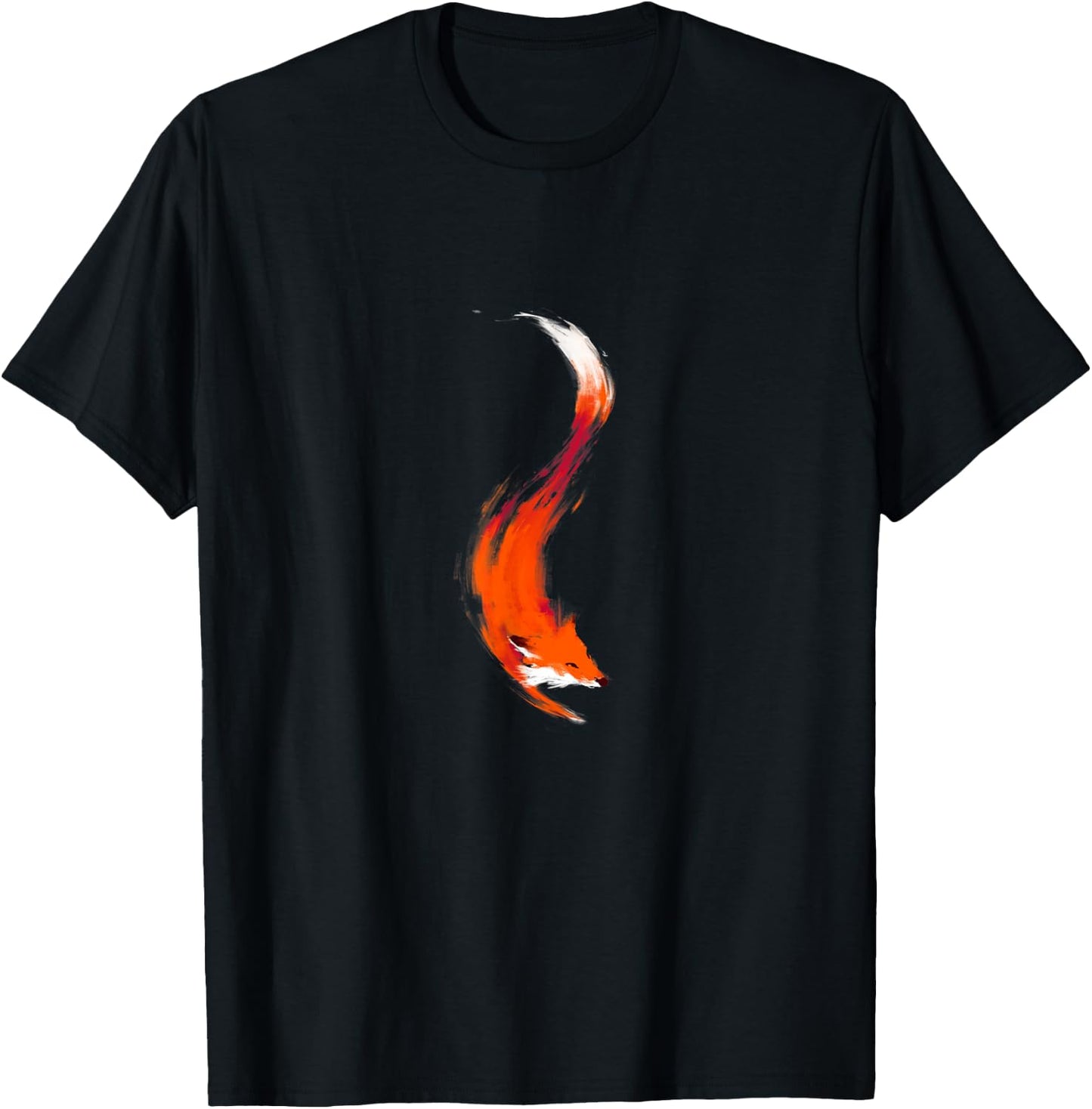 The Quick Orange-Red Fox T-Shirt - T-Shirt | Black