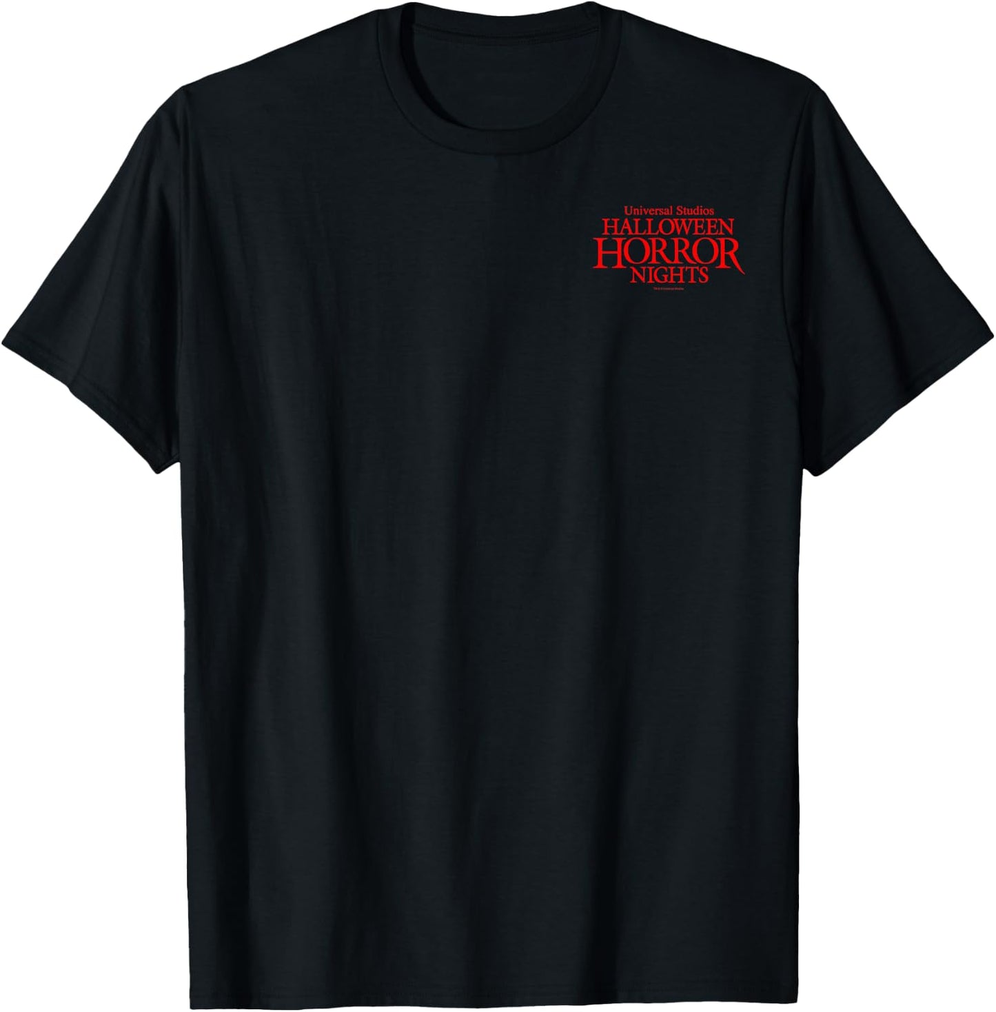 HHN Chucky Universal Monsters Front & Back T-Shirt - T-Shirt | Black