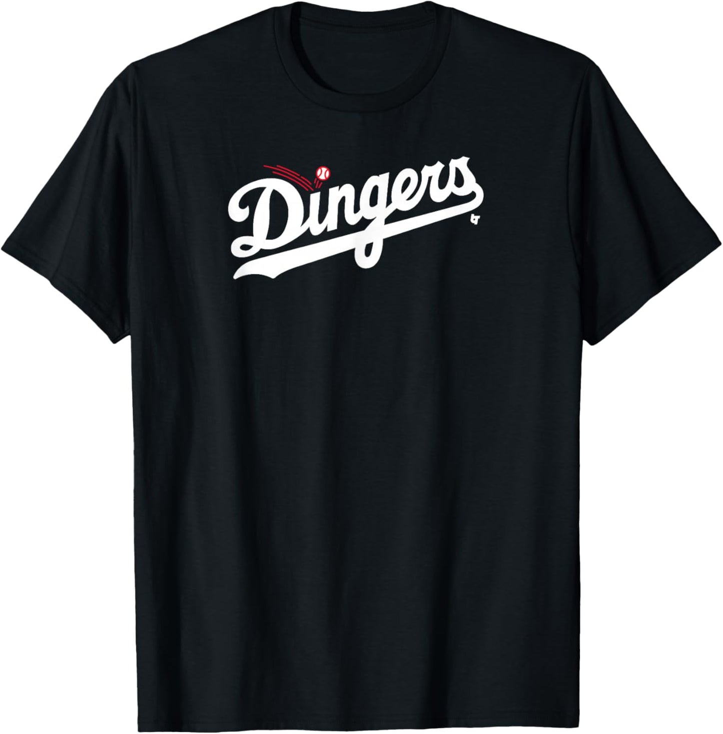 Dingers - Los Angeles Baseball T-Shirt - T-Shirt | Black