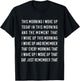 This Morning I Woke Up Today Funny Trending Meme T-Shirt - T-Shirt | Black