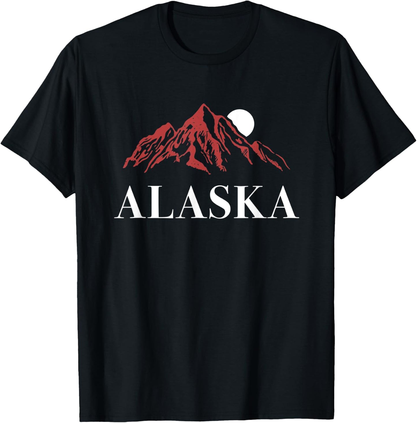 Alaska Large Mountain T-Shirt - T-Shirt | Black