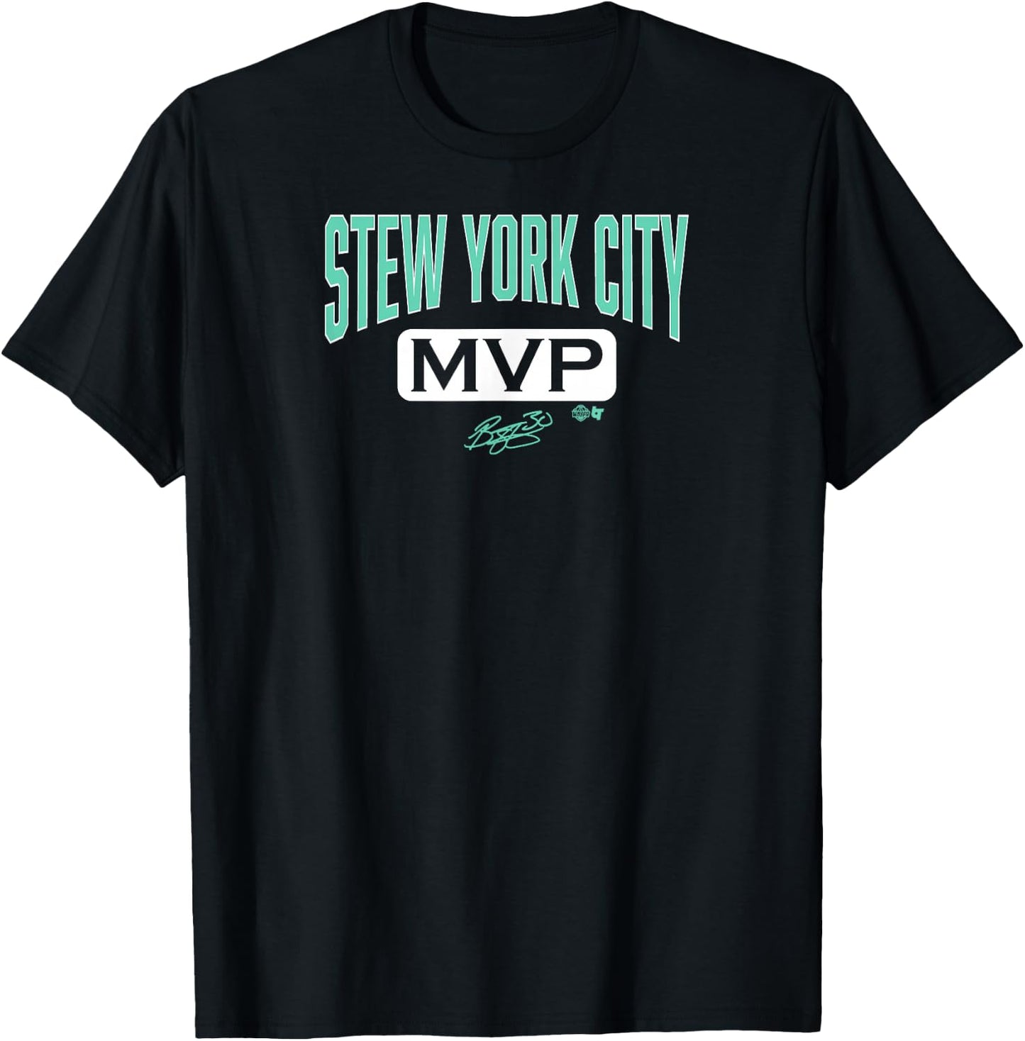 Breanna Stewart: Stew York City MVP - New York Basketball T-Shirt - T-Shirt | Black