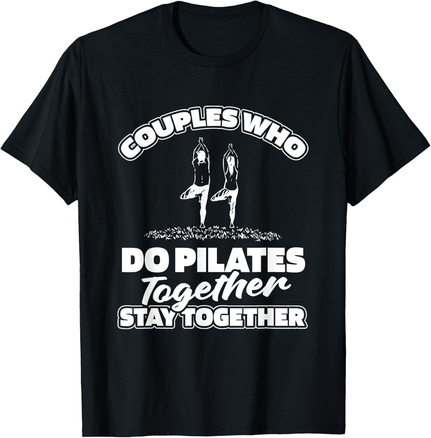 Pilates Couple Fitness - Training Pilates T-Shirt - T-Shirt | Black