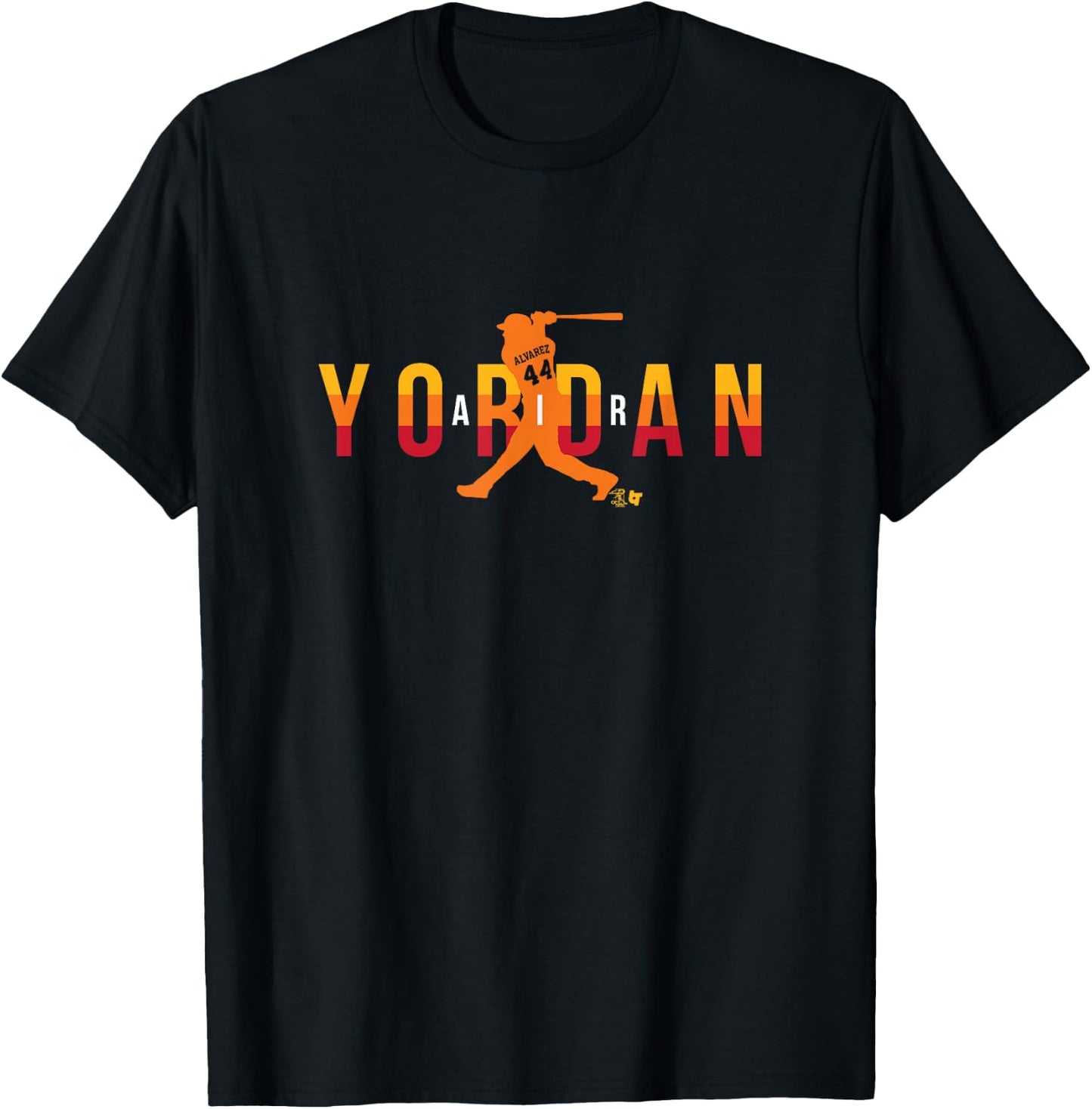 Yordan Alvarez - Air Yordan Swing - Houston Baseball T-Shirt - T-Shirt | Black