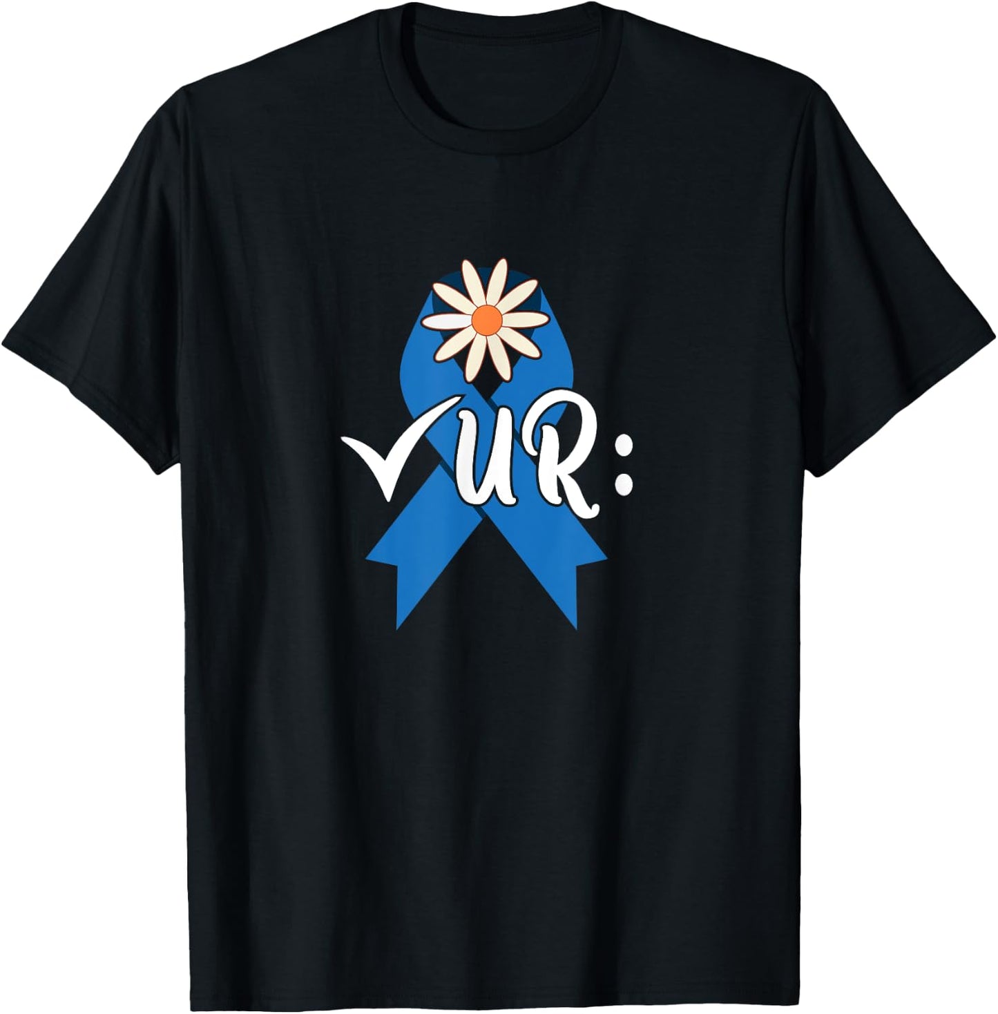 Check Your Colon Colonoscopies Colon Cancer Awareness Women T-Shirt - T-Shirt | Black