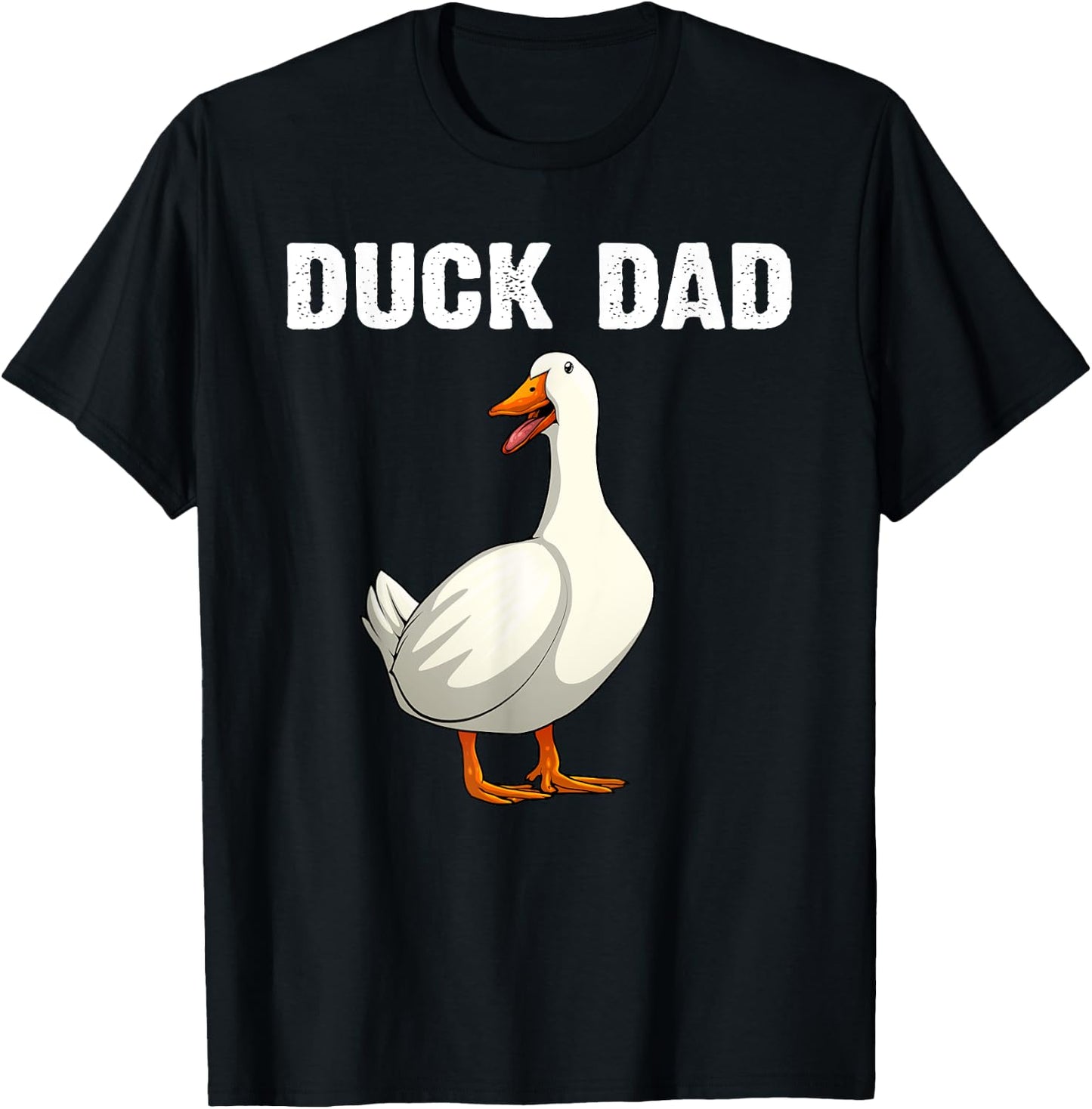 Cute Duck Design For Dad Men Waterfowl Bird Pet Duck Lovers T-Shirt - T-Shirt | Black