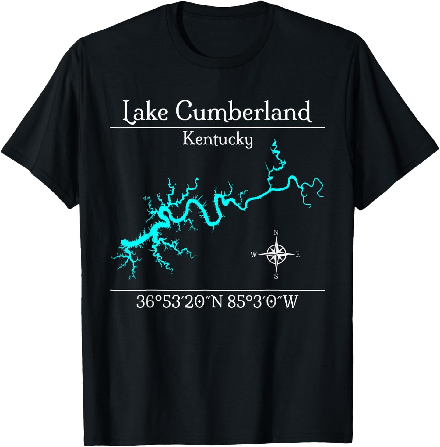 Lake Cumberland, Kentucky T-Shirt - T-Shirt | Black