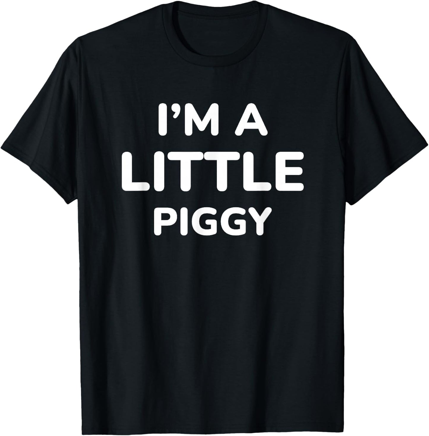 I'm A Little Piggy T-Shirt - T-Shirt | Black