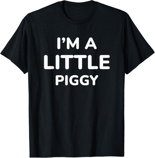 I'm A Little Piggy T-Shirt - T-Shirt | Black