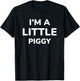 I'm A Little Piggy T-Shirt - T-Shirt | Black