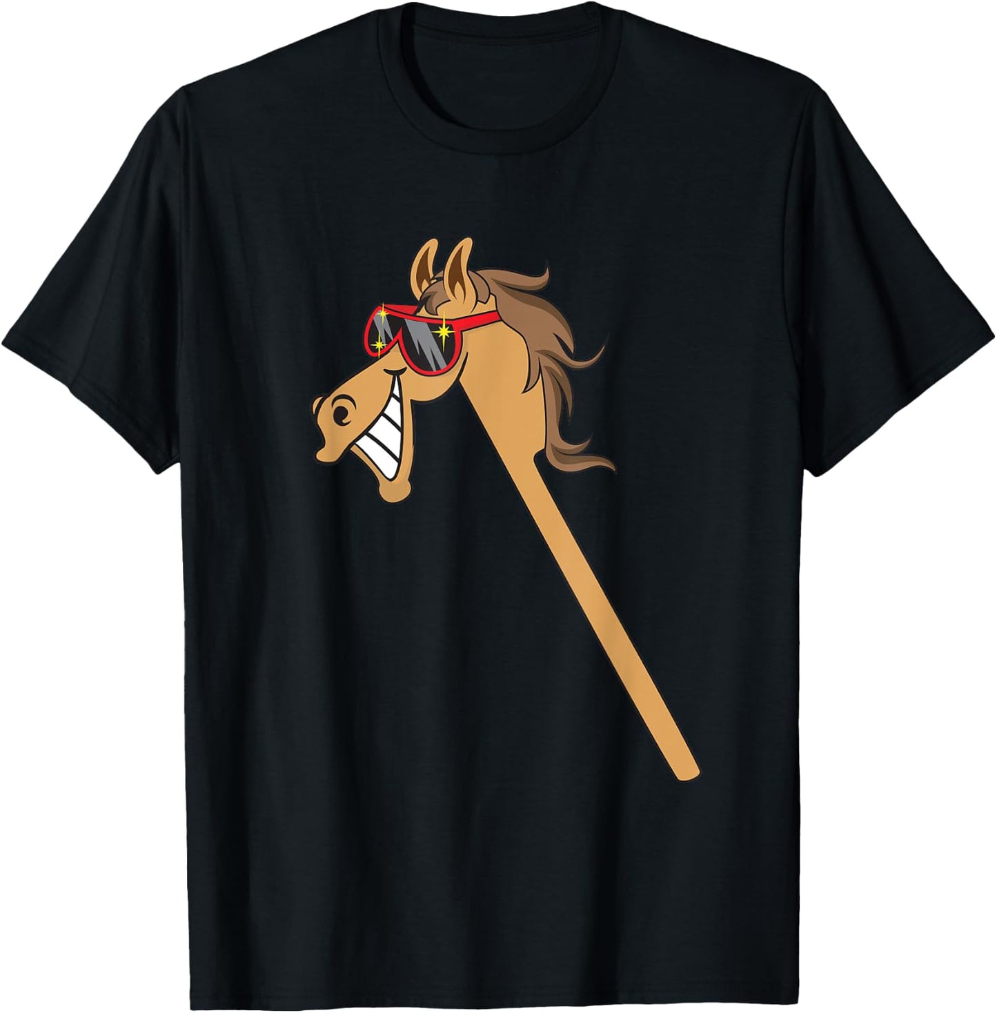 Hobby Horse Horsing Sport for Girls T-Shirt - T-Shirt | Black