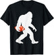 Sasquatchful Girls' -Kids Football-Themed Bigfoot - Black, Small, Short Sleeve T-Shirt - T-Shirt | Black