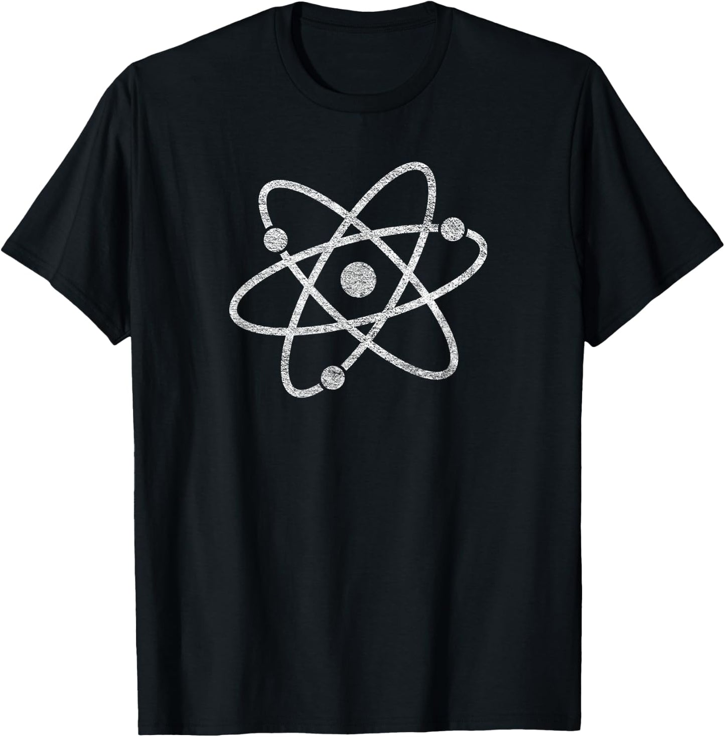 Atomic Symbol Atom Whirl Atomic Power Energy Nuclear T-Shirt - T-Shirt | Black