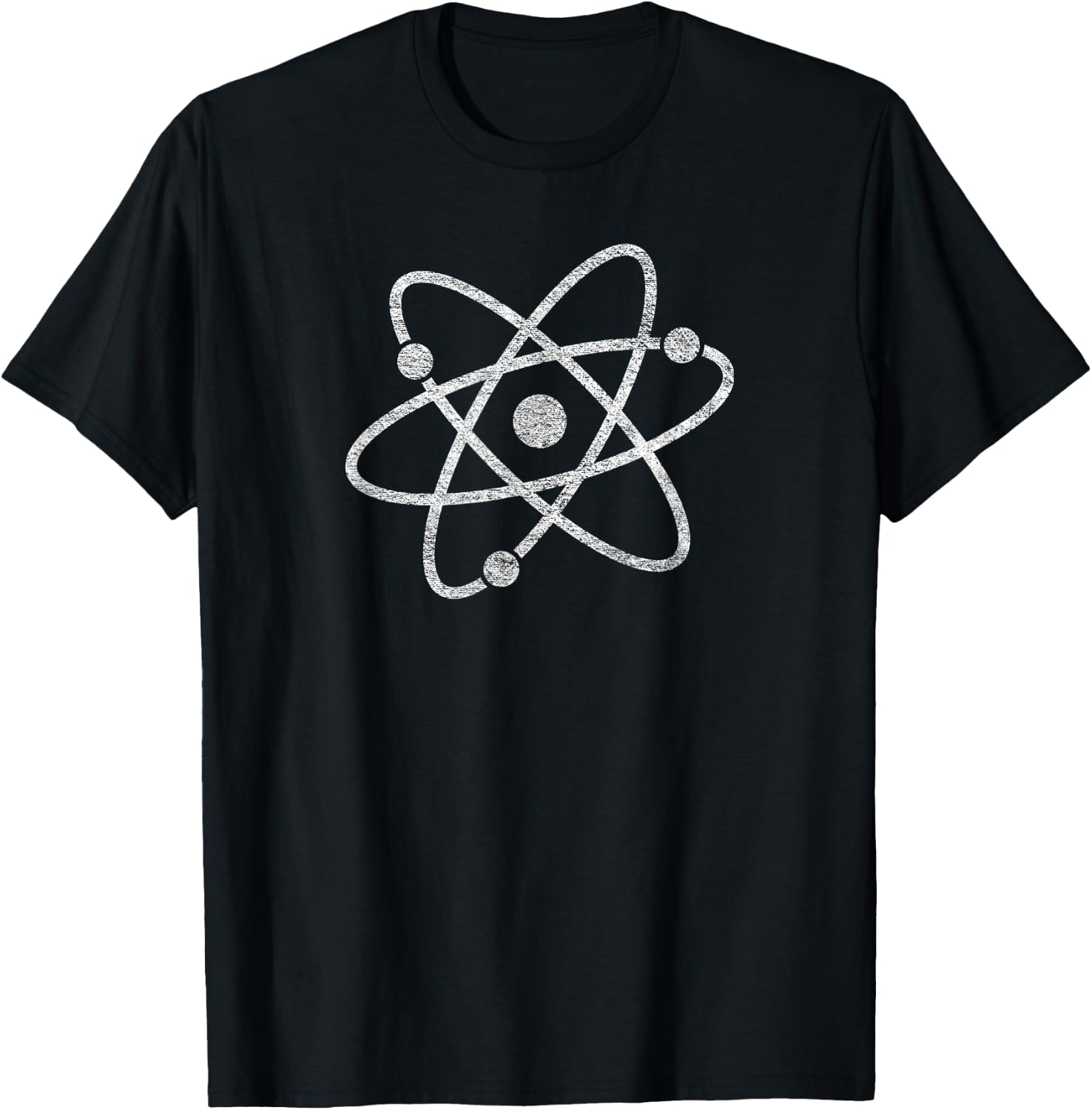 Atomic Symbol Atom Whirl Atomic Power Energy Nuclear T-Shirt - T-Shirt | Black