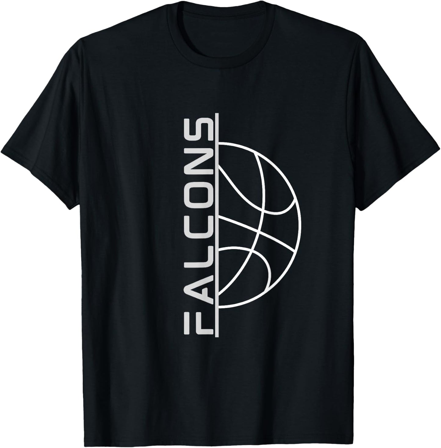 Falcons Basketball T-Shirt - T-Shirt | Black