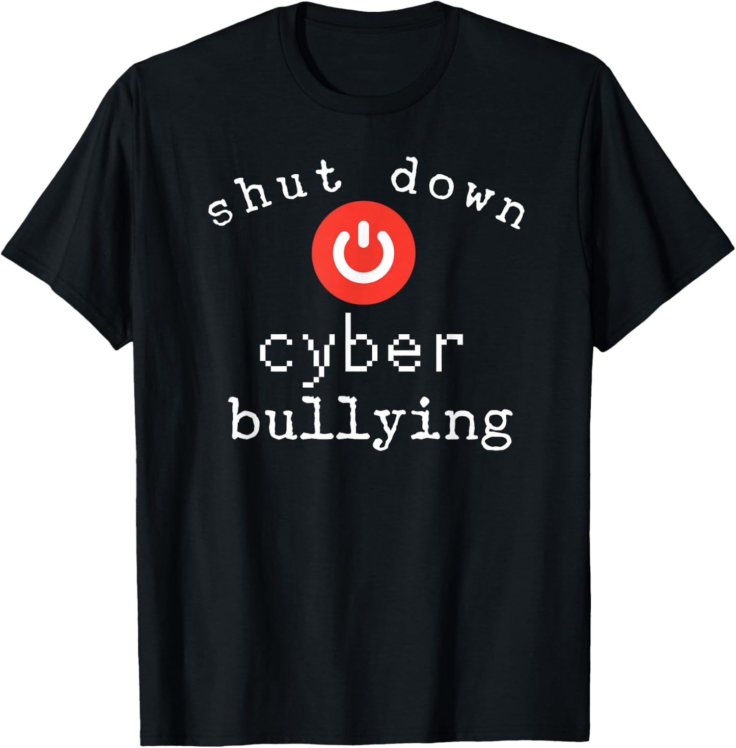 End Cyber Bullying Cyberbullying Awareness Stop Bullying T-Shirt - T-Shirt | Black