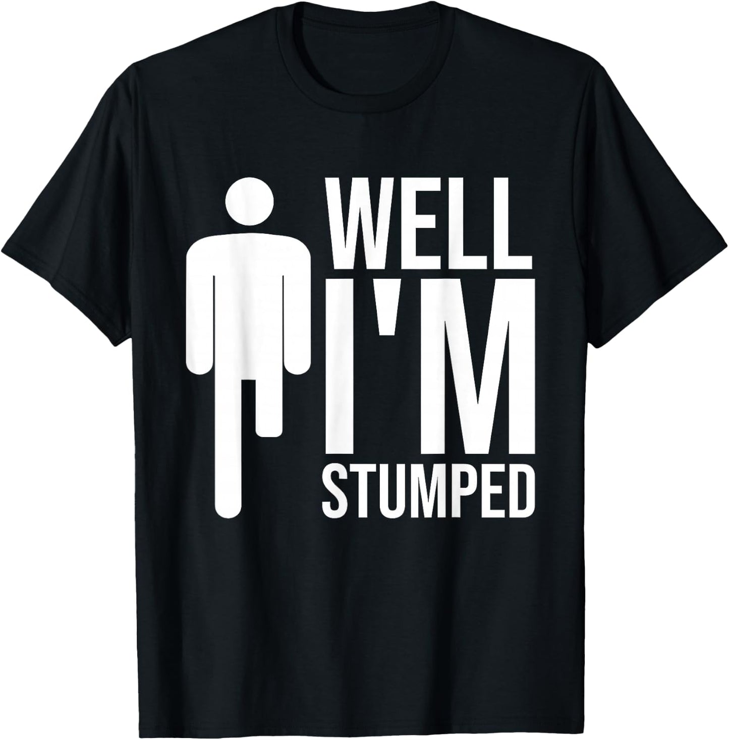 Funny Amputee Disability Prosthetic Legs Amputated Men Women T-Shirt - T-Shirt | Black