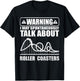 Cute Roller Coaster Women Ride Rollercoaster Lovers T-Shirt - T-Shirt | Black