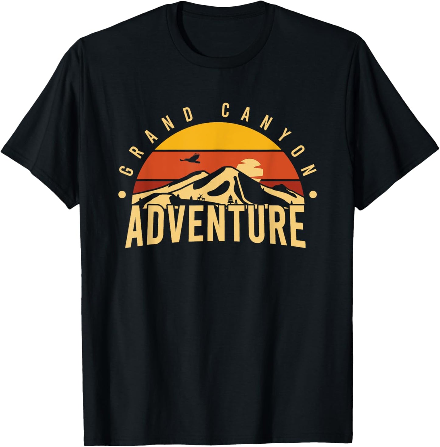 Grand Canyon National Park - Throwback Design - Classic T-Shirt - T-Shirt | Black