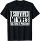 I survived MY wife's Doctorate Program funny PhD Husband T-Shirt - T-Shirt | Black