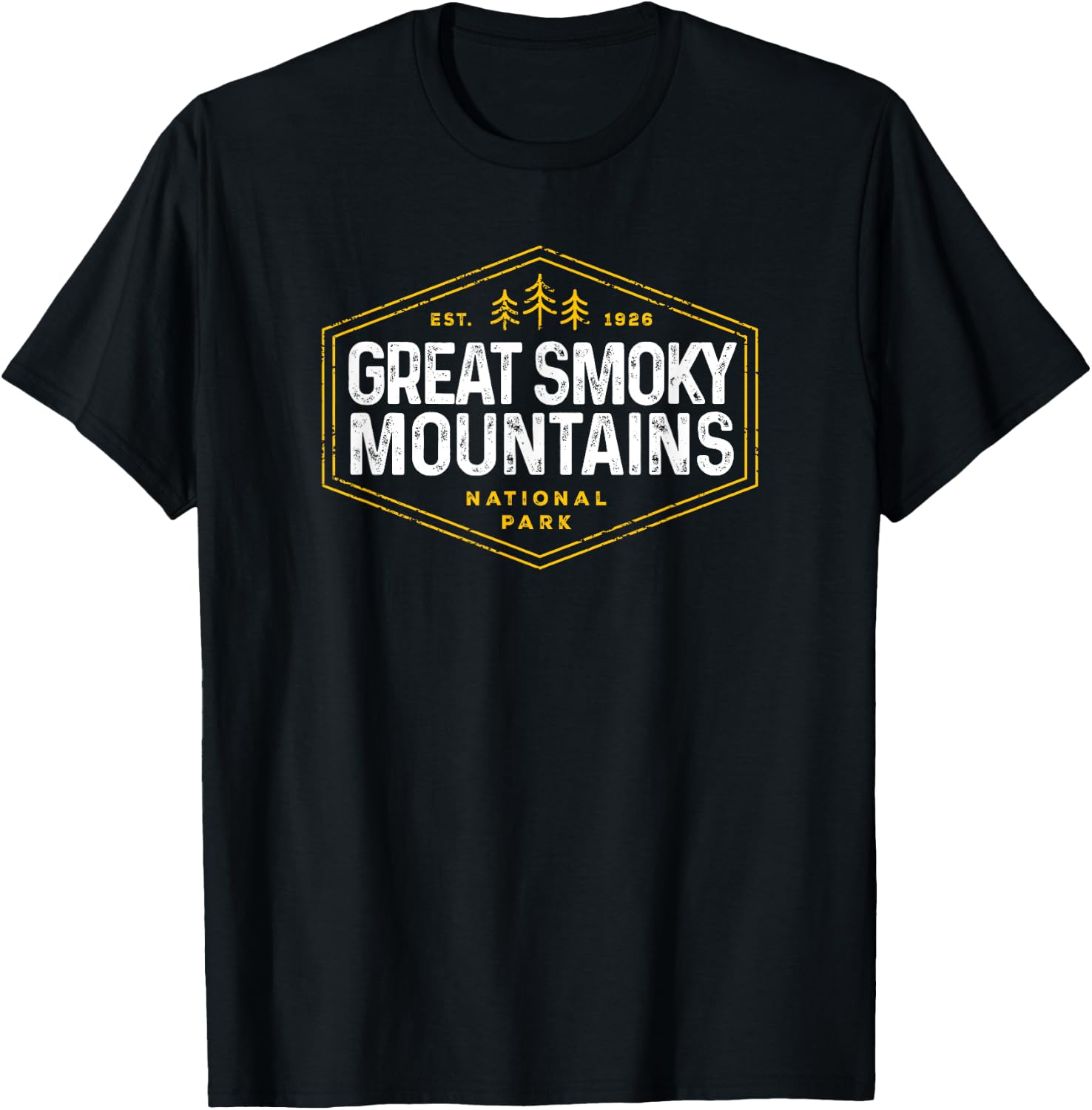 Great Smoky Mountains National Park Shirt Vintage Kids T-Shirt - T-Shirt | Black