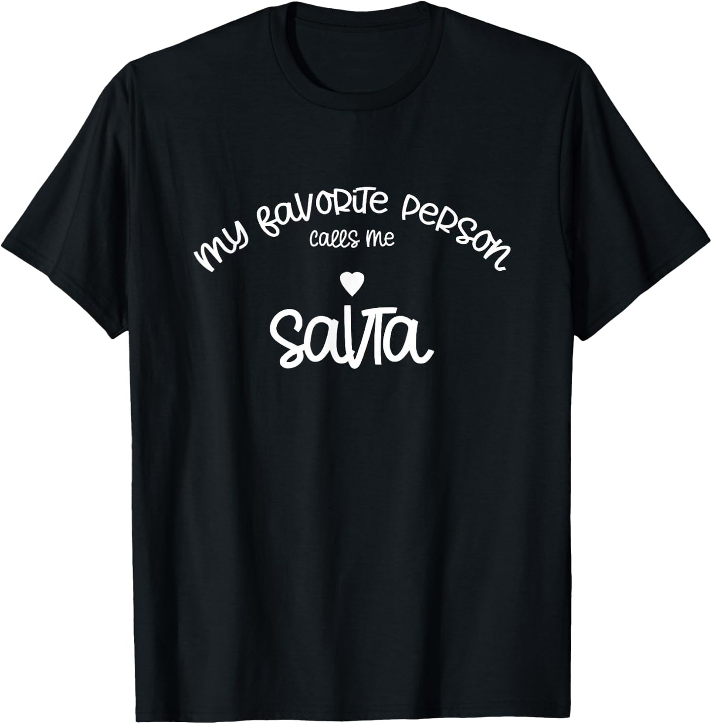Favorite Person Calls Me SAVTA Hebrew Jewish Grandmother bub T-Shirt - T-Shirt | Black