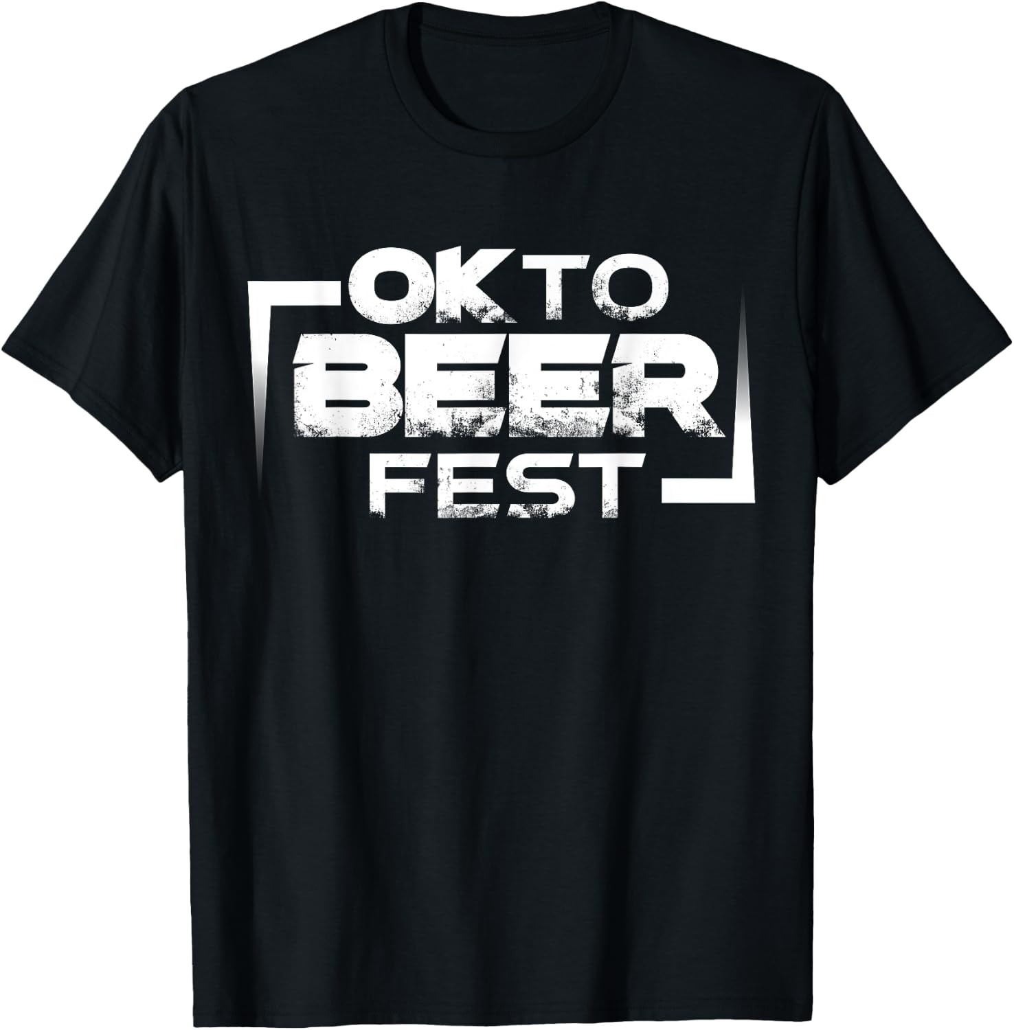 Funny OK To BEER Fest - Oktoberfest T-Shirt - T-Shirt | Black