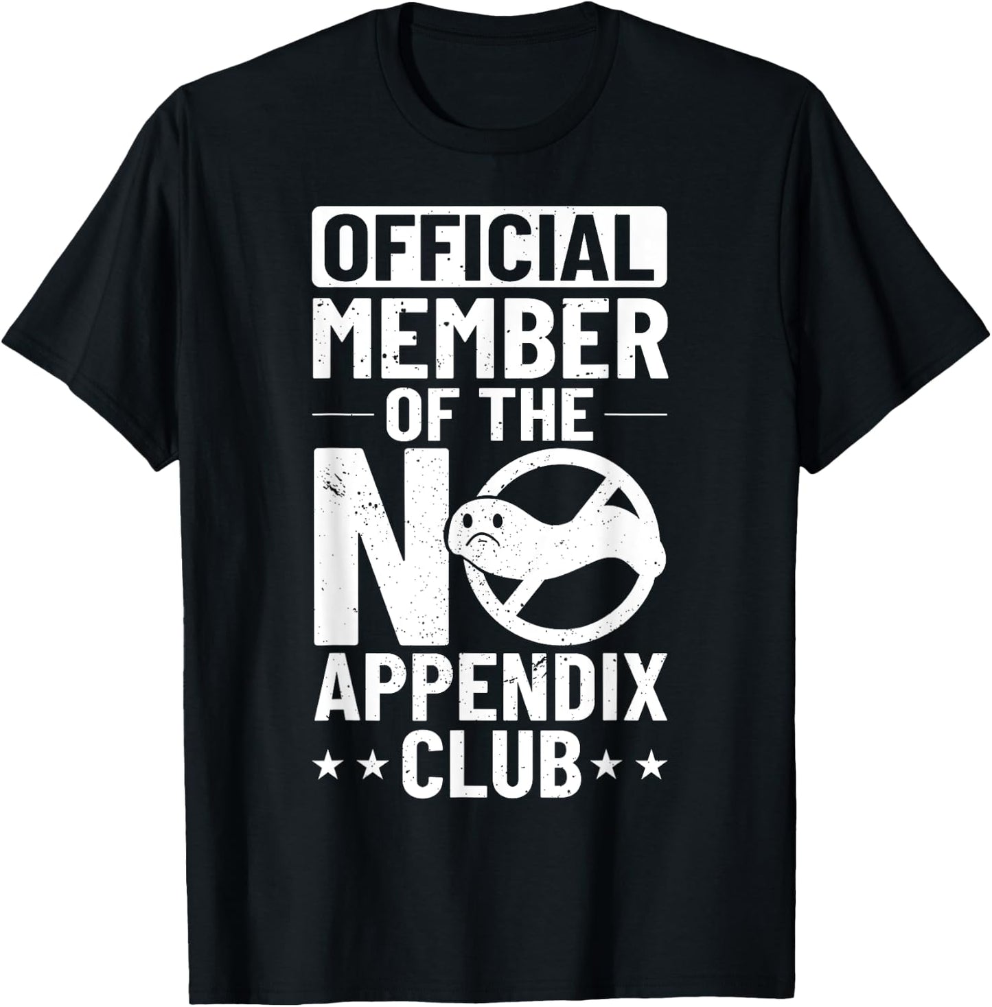 Appendix Cancer Surgery Removal Recovery Appendectomy T-Shirt - T-Shirt | Black