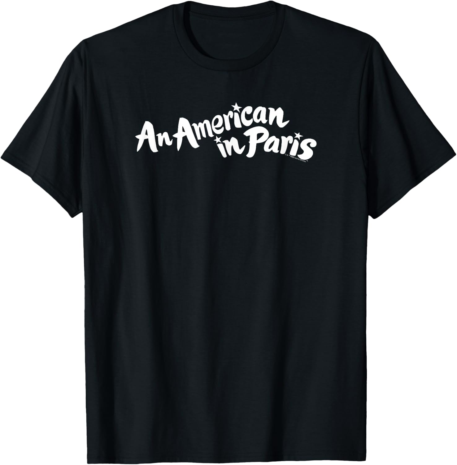 WB100 An American in Paris Simple Movie Logo T-Shirt - T-Shirt | Black